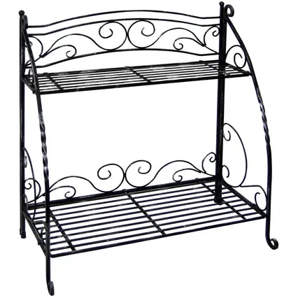 VegTrug 2 Tier Metal Folding Plant Stand