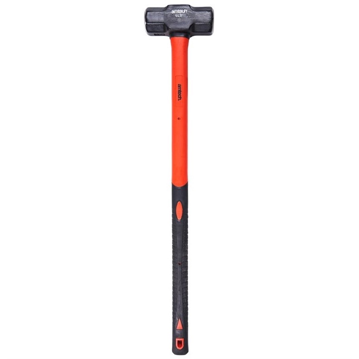 Amtech 2.7kg (6lb) Sledge Hammer With Long Fibreglass Shaft