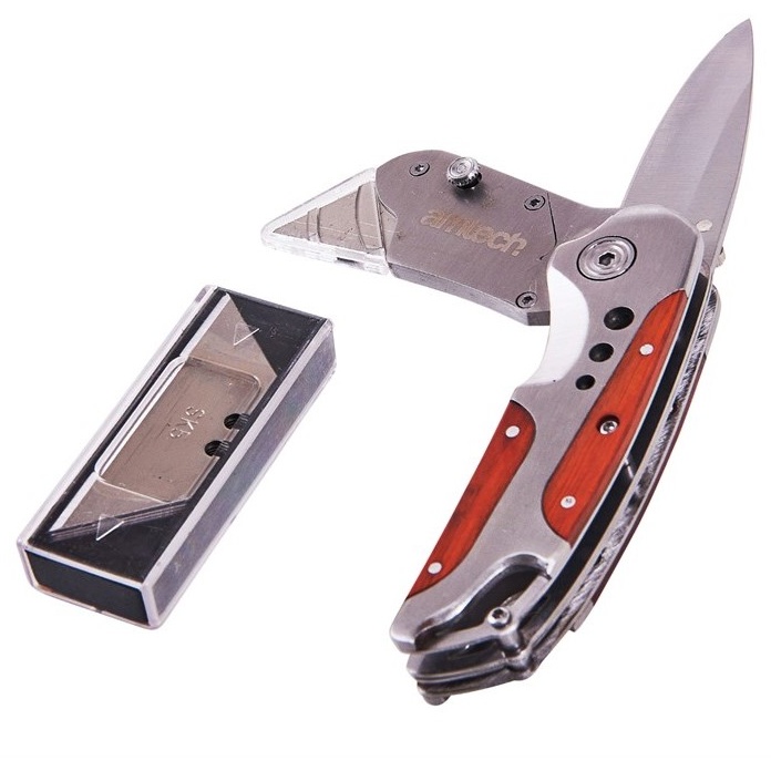 Amtech 2-in-1 Tradesman's Knife