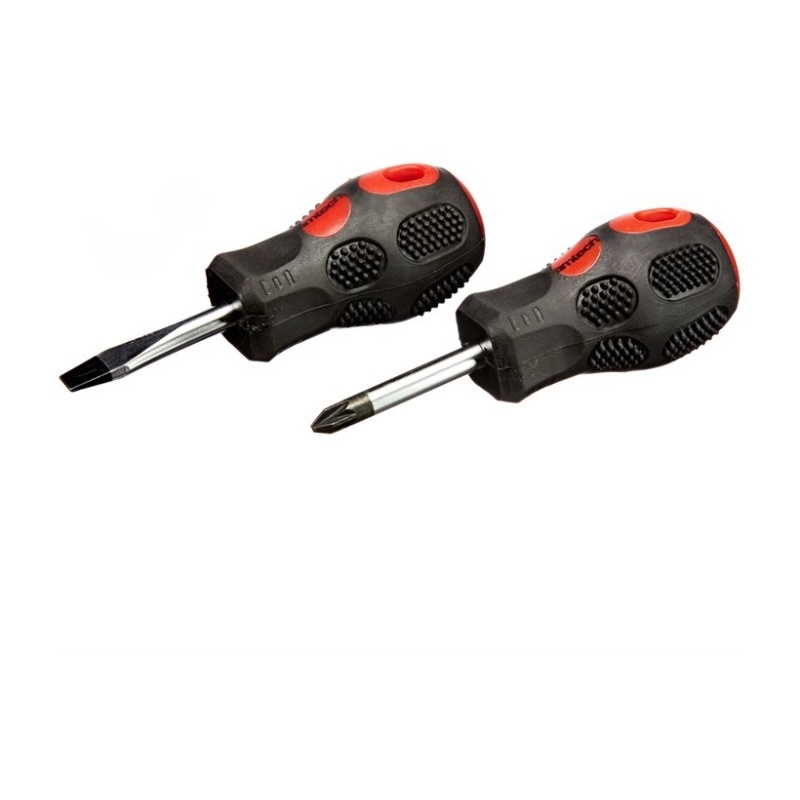 Amtech 2 Piece Stubby Screwdriver Set