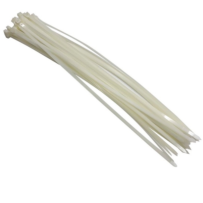 Amtech 30 Tie Wraps (500mm X 6.5mm) - White