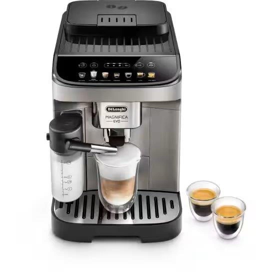 Image of Delonghi ECAM290.83.Tb Magnifica Evo Bean To Cup Automatic Coffee Machine - Titanium
