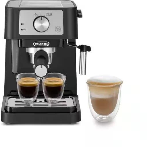 Image of Delonghi EC260.BK Stilosa Bean To Cup Manual Coffee Machine - Black