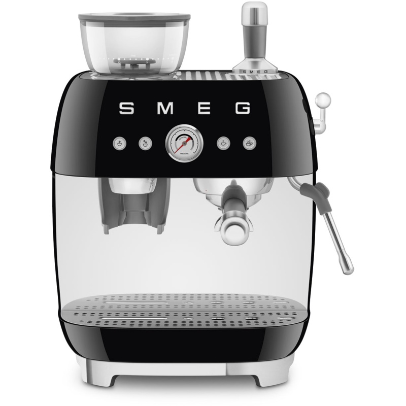 Smeg EGF03LUK 50S Style Retro EGF03 Bean-To-Cup Espresso Coffee Machine - Black