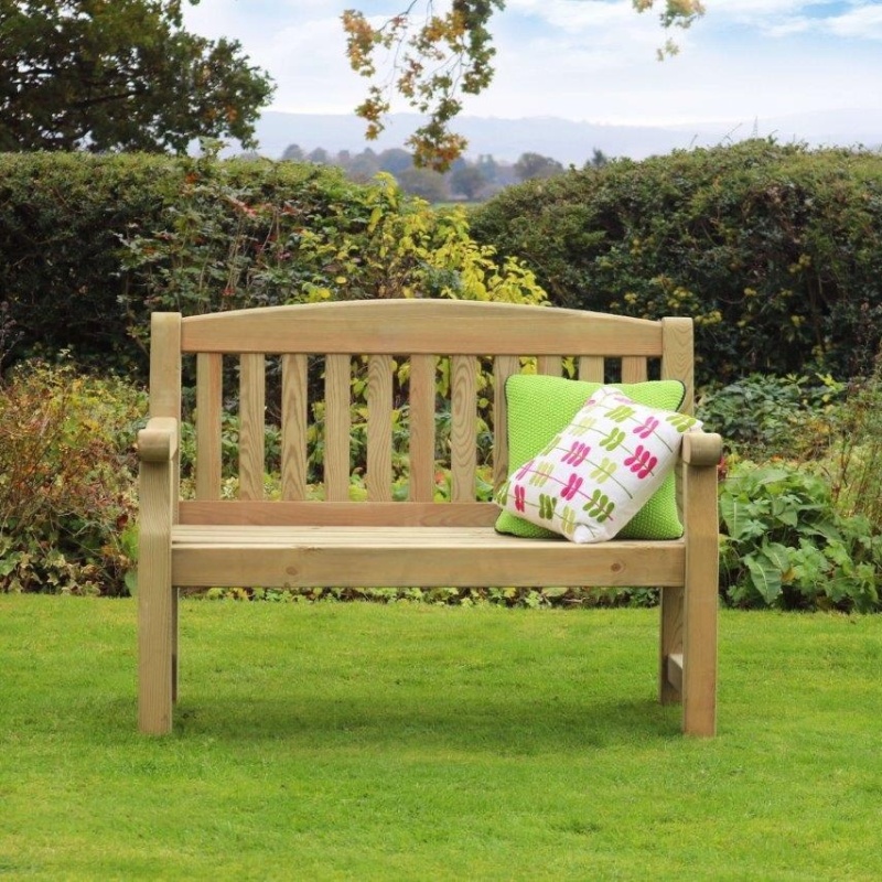 Zest Zest Garden Emily 4ft 2 Seater Wooden Bench