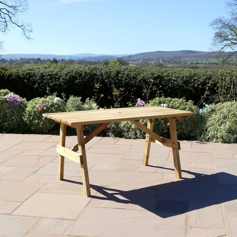 Zest Zest Garden Freya Rectangle Wooden Table