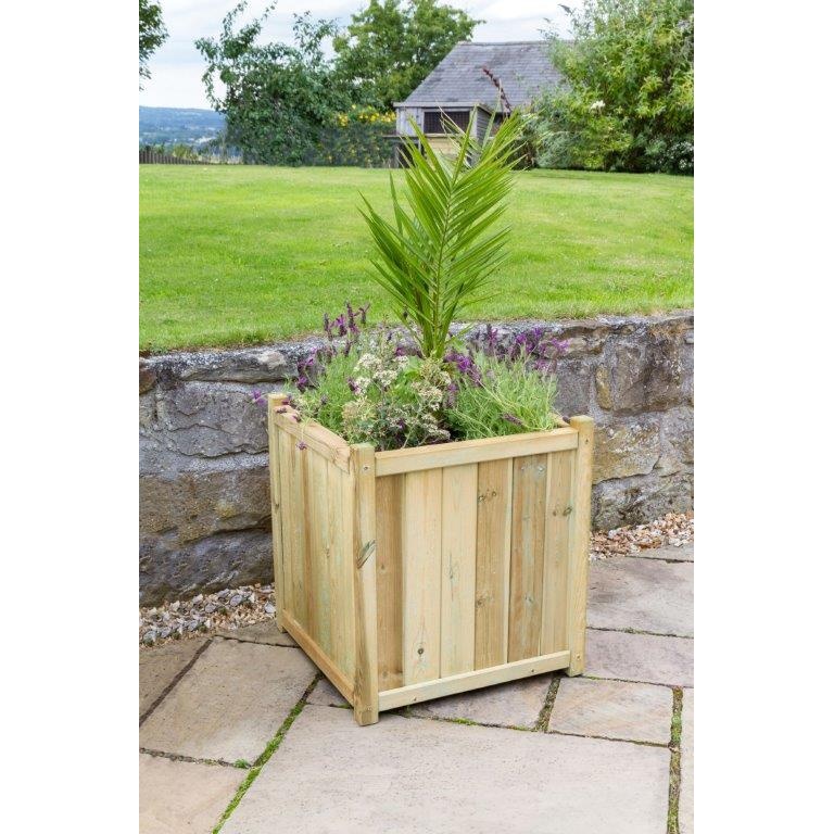 Zest Garden Holywell Wooden Planter - Large