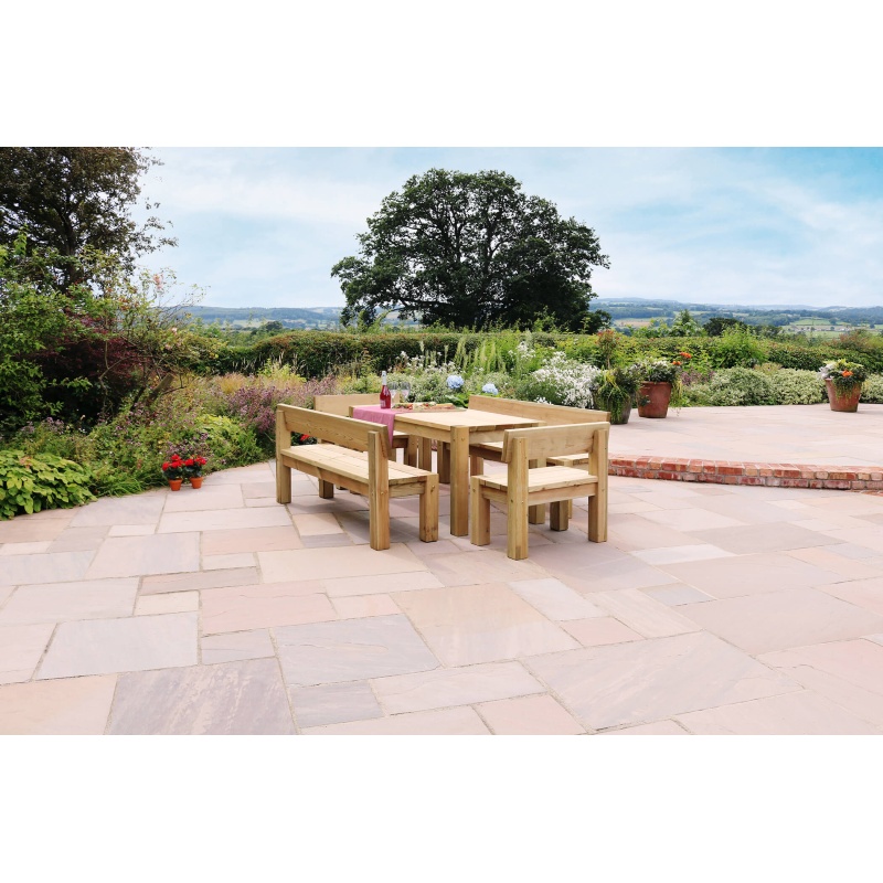 Zest Garden Philippa Wooden Dining Set | Downtown