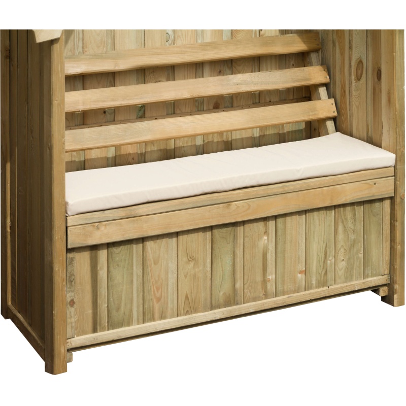 Zest Garden Seat Pad For Norfolk, Dorset And Cheltenham Arbour - Stone