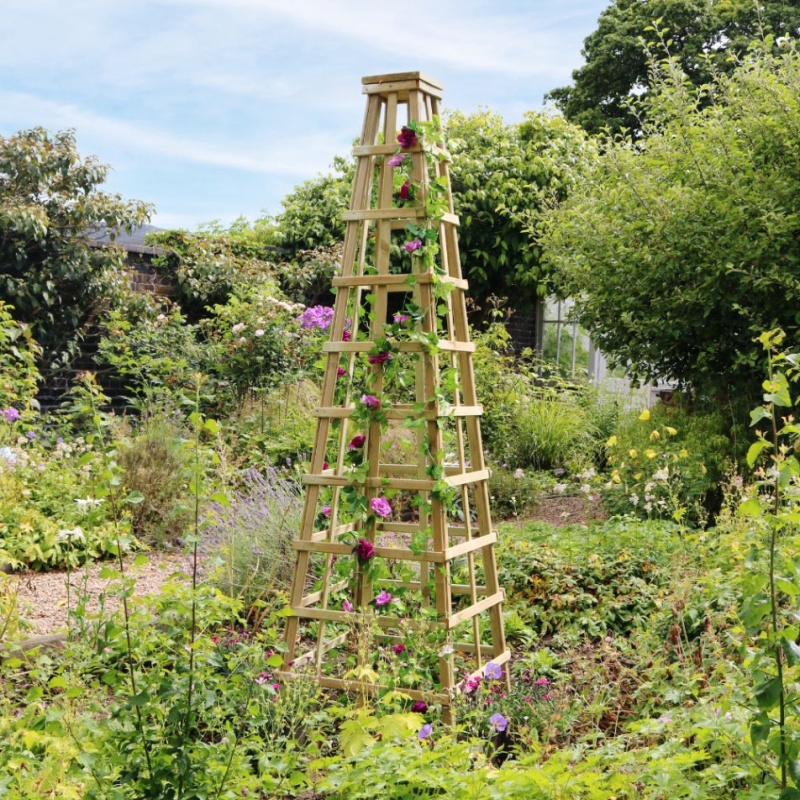 Zest Zest Garden Snowdon Wooden 2m Obelisk