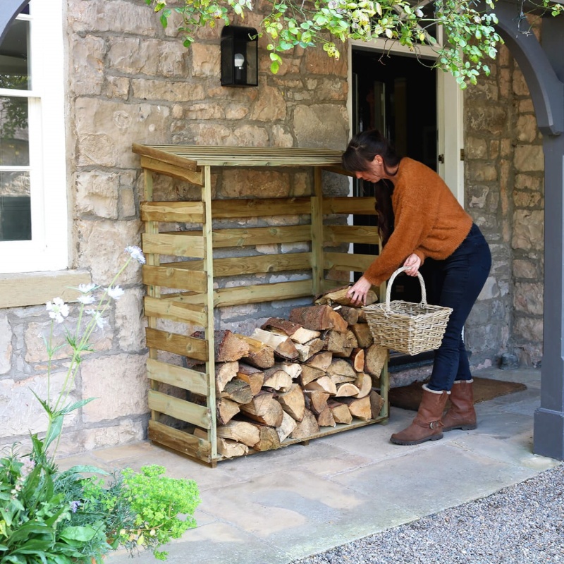 Zest Zest Garden Wooden Log Store