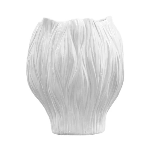 Flora Large Vase - White