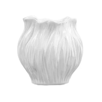Flora Small Vase - White