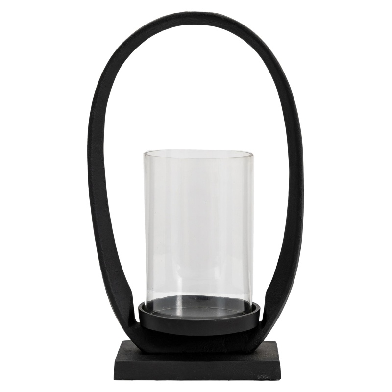 Downtown Hooper Small Lantern - Black