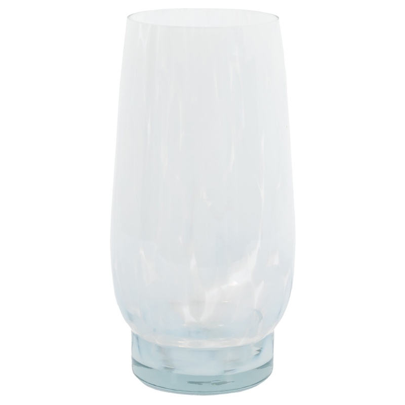 Downtown Lola Small Glass Vase - White