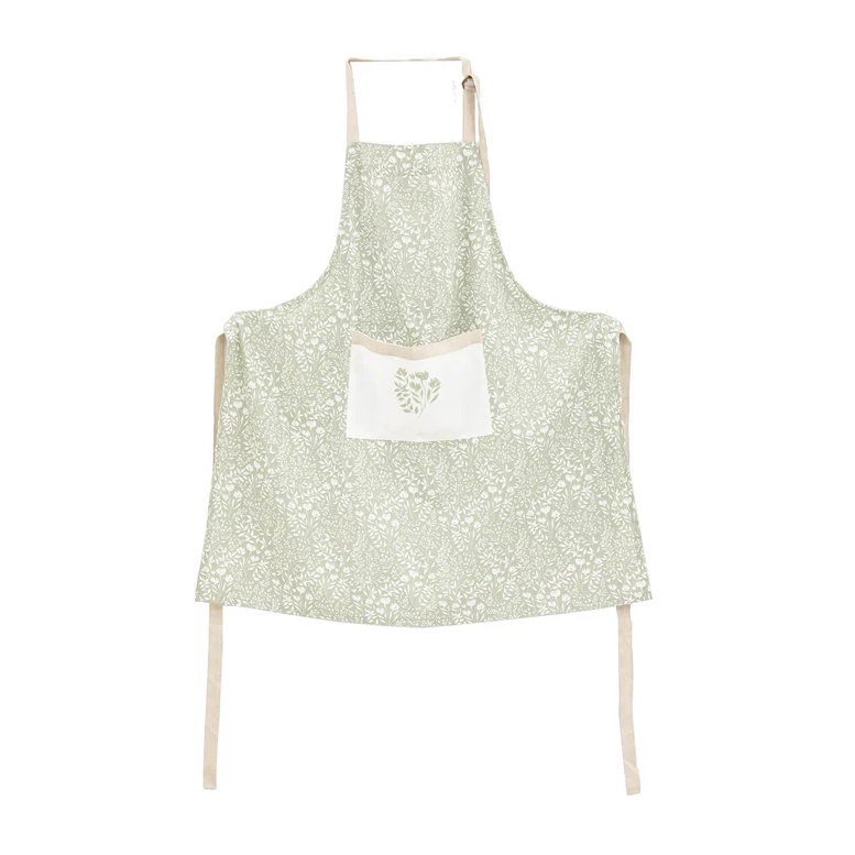 Sage Floral Apron