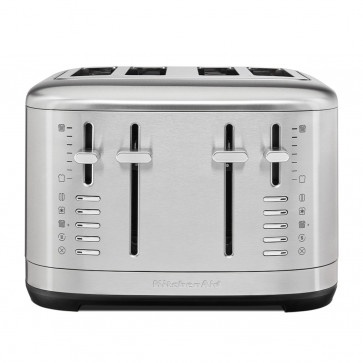 KitchenAid 5KMT4109BSX Manual Control 4 Slice Toaster - Stainless Steel
