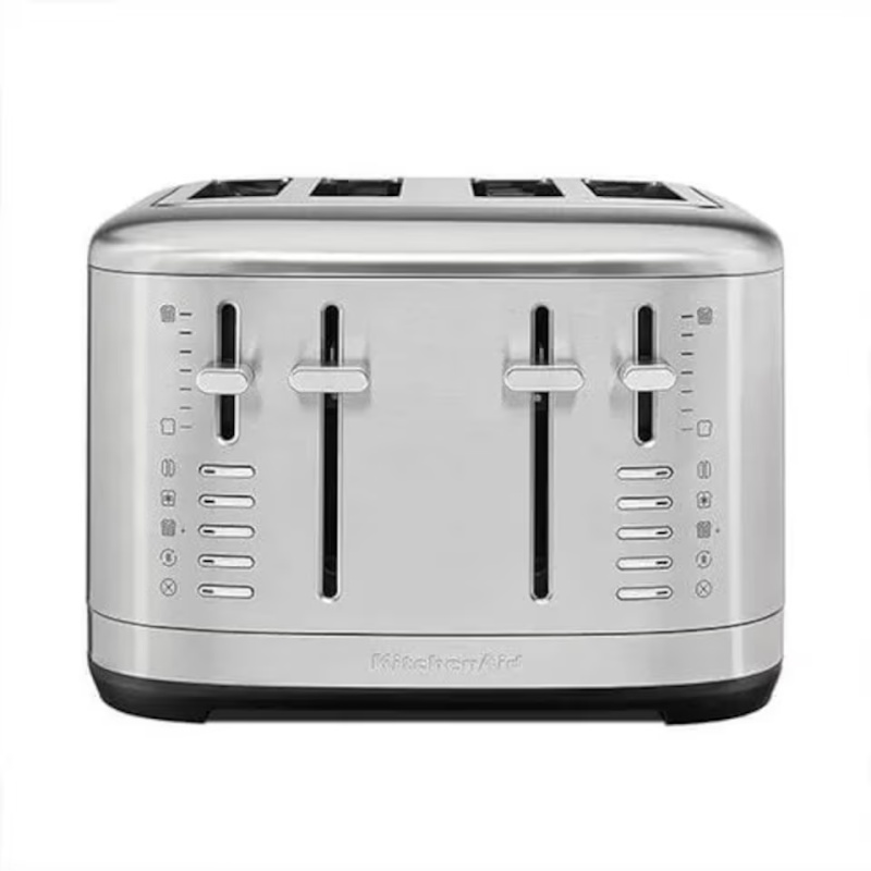 KitchenAid 4-Slice Toaster - Silver - Stainless Steel - Image 4