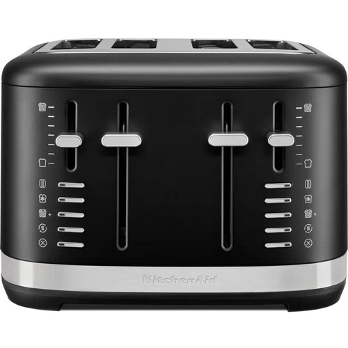 KitchenAid 5KMT4109BBM Manual Control 4 Slice Toaster - Matte Black