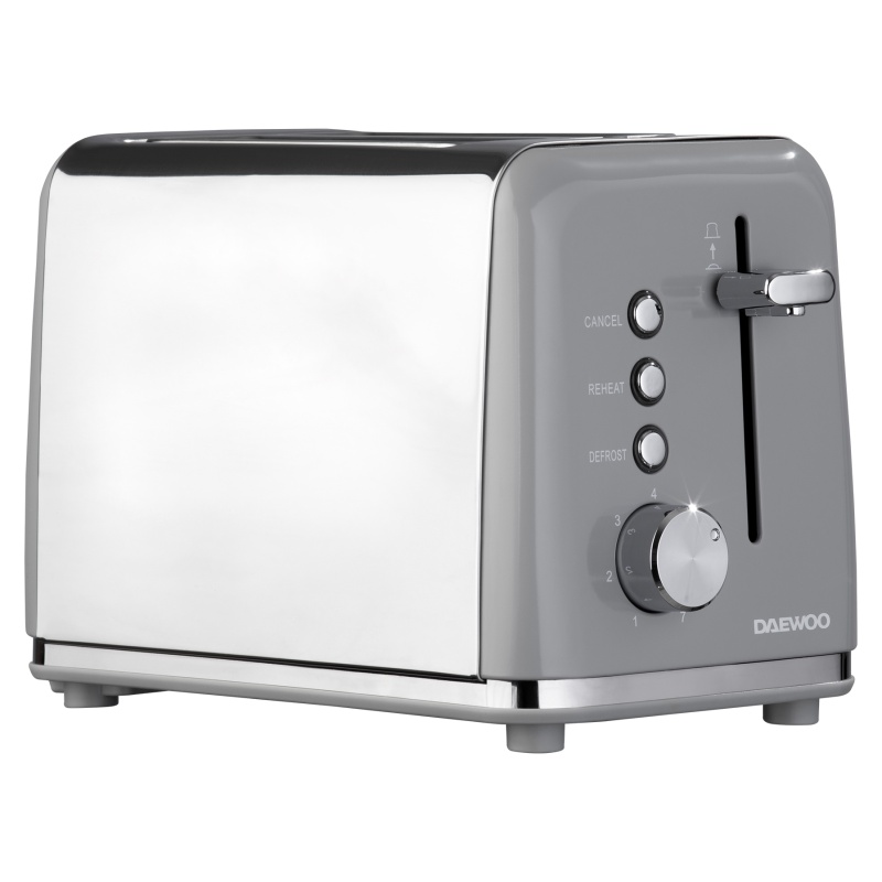 Daewoo SDA2595GE Kensington 2 Slice Toaster - Grey