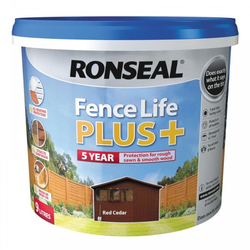 Ronseal Fence Life Plus 5L - Red Cedar