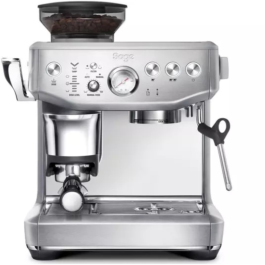 Sage Silver Ses876 The Barista Express Impress Coffee Machine - Stainless Steel