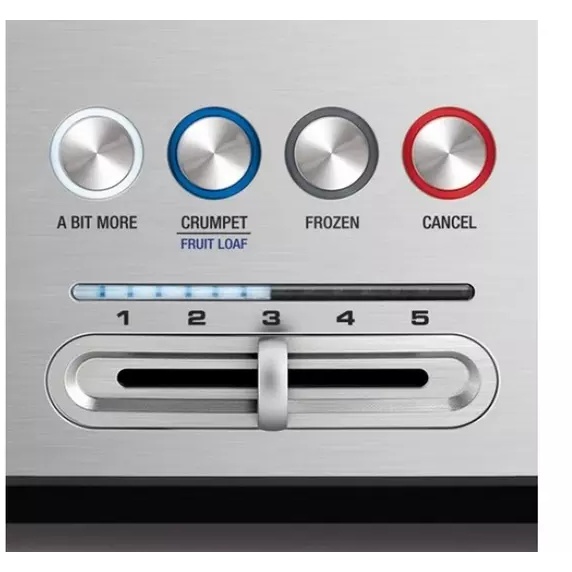 Sage BTA720 The Bit More Slice Toaster Stainless Steel Downtown