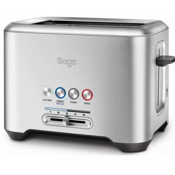 Sage Sage BTA720 The Bit More 2 Slice Toaster - Stainless Steel