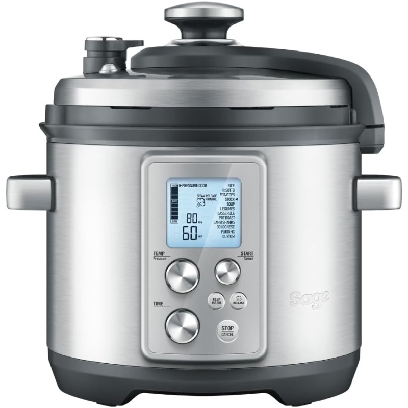 Sage Sage BPR700 The Fast Slow Pro Pressure Cooker 6L - Stainless Steel