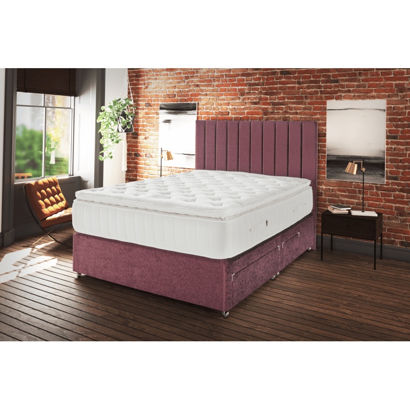 Kaymed Jakarta 2400 Mattress & Divan Set With Tapered Legs