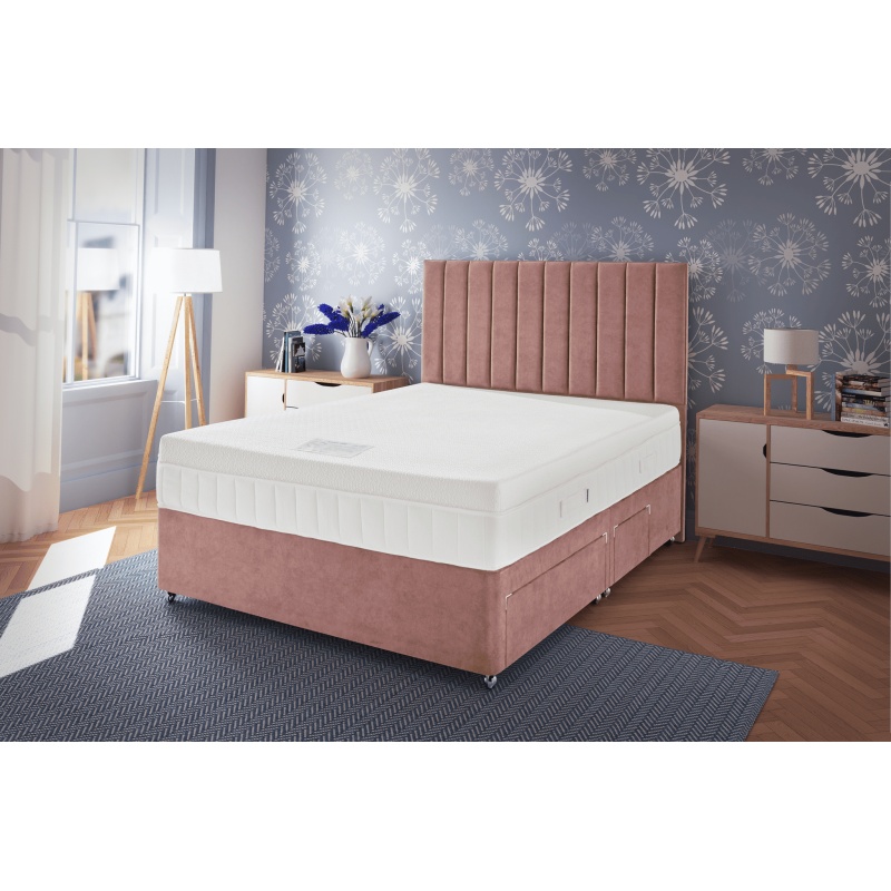 Kaymed Nirvana 1600 Mattress & Divan Set With Tapered Legs