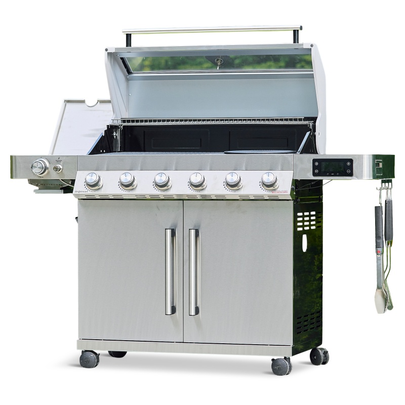 Leisuregrow Pro Grillstream Gourmet 6 Burner Barbecue