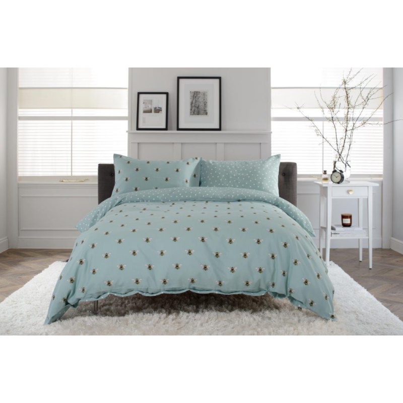 Deyongs Honey Bee Duvet Set - Sage