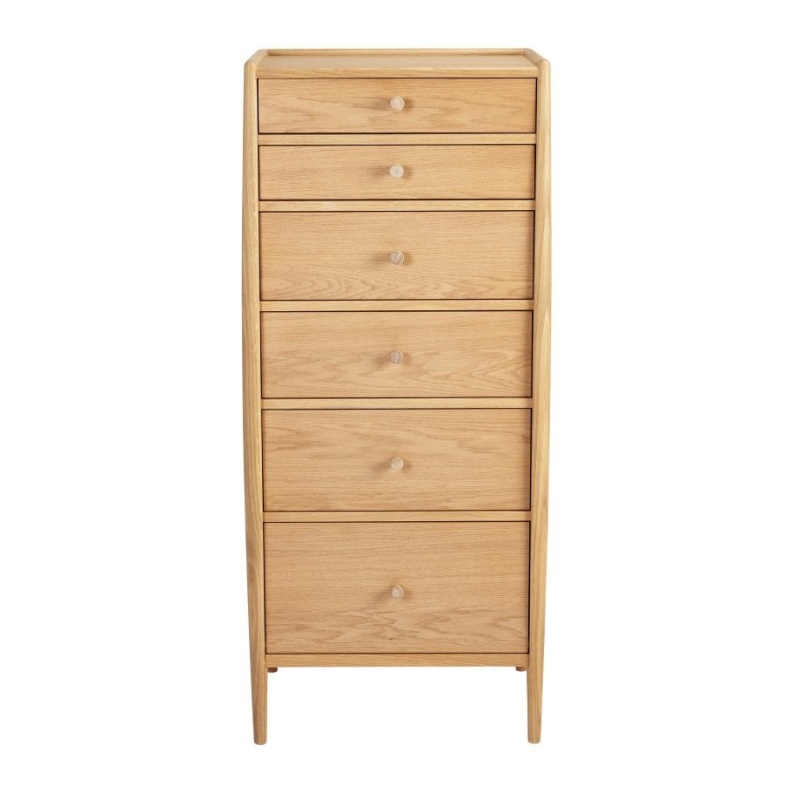 Ercol Winslow 6 Drawer Tall Chest