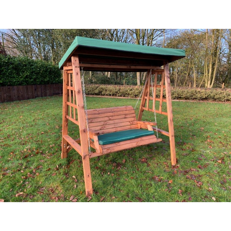 Charles Taylor Charles Taylor Dorset 2 Seater Swing with Cushion & Roof Cover