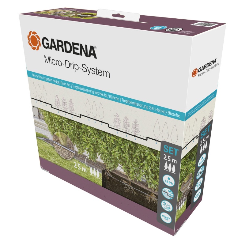 Gardena Gardena Micro-Drip Irrigation Hedge/Bush Set - 25m