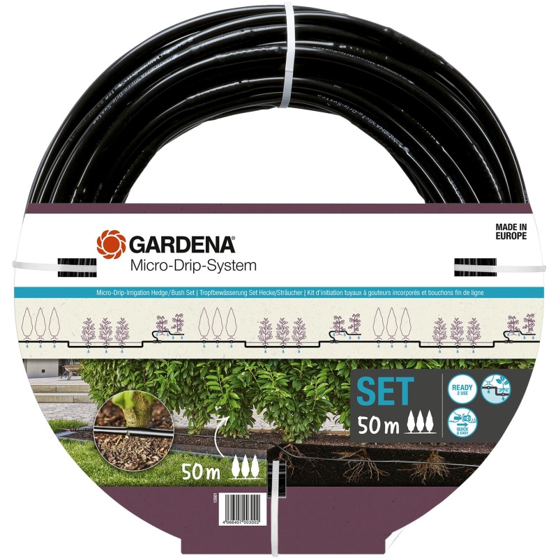 Gardena Gardena Micro-Drip Irrigation Hedge/Bush Set - 50m