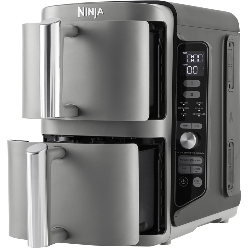 Ninja Ninja SL400UK Double Stack XL 9.5L Air Fryer - Grey