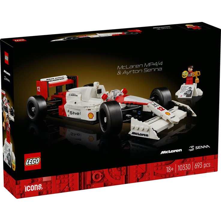 LEGO Icons 10330 McLaren MP4/4 & Ayrton Senna