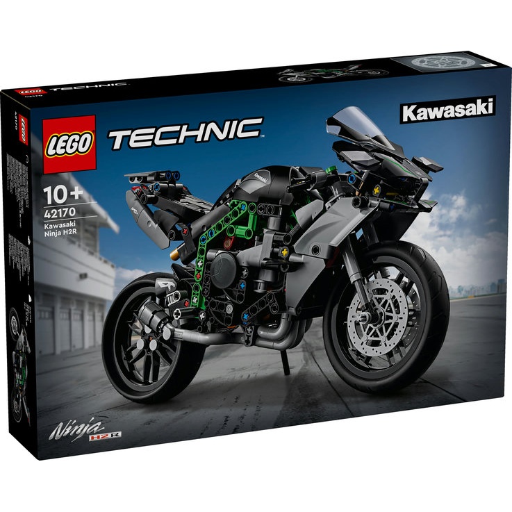 Image of LEGO Technic 42170 Kawasaki Ninja H2R Motorcycle In Multi