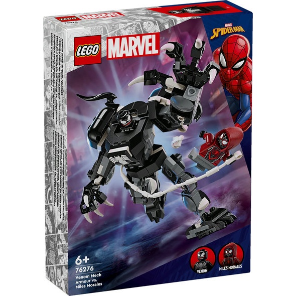 Image of LEGO Superheroes 76276 Venom Mech Armor vs. Miles Morales In Multi