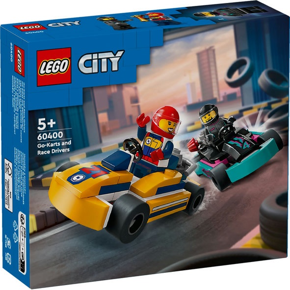 Image of LEGO City 60400 Go-Karts and Race Drivers In Multi