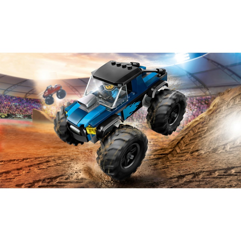 LEGO City 60402 Blue Monster Truck Downtown