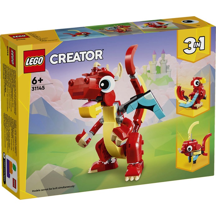 Image of LEGO Creator 31145 Red Dragon In Multi