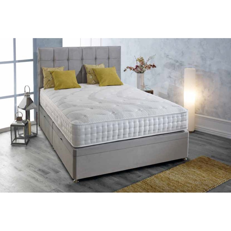 Highgrove Highgrove Celestial Natural 2000 Pocket Sprung Mattress & Divan Set