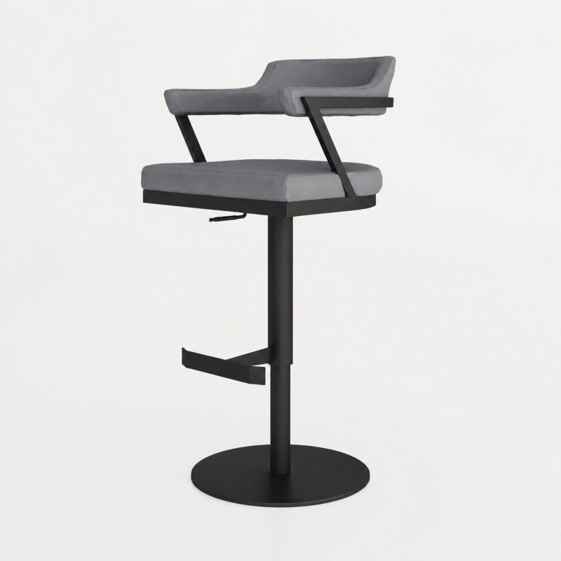 HND HND Firenza Bar Stool - Black Frame
