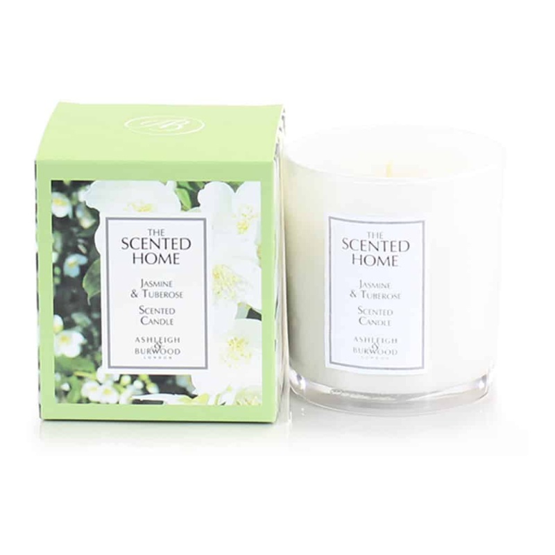 Ashleigh And Burwood White/Orange Scented Home Jasmine And Tuberose Candle Votive - 70G