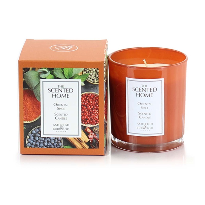 Ashleigh And Burwood White Scented Home Oriental Spice Candle Votive - 70G
