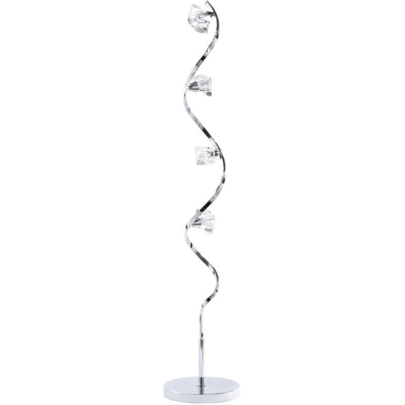 Bhs Light Bella 4 Floor Lamp - Chrome/Clear