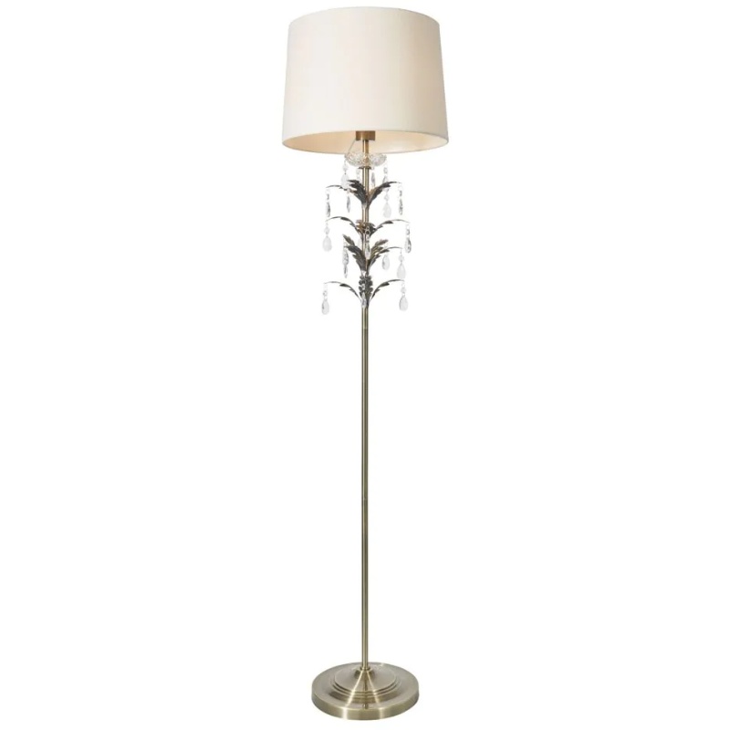 Bhs Paisley Floor Lamp - Antique Brass